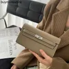 Femme sac à main 7a Fabriqué à la main en cuir authentique Small 2023 Classic Quality Ep Palm Primp Long Clip Crossbody