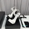 Sandalen zomer romantische elegante driehoek geborsteld lederen sandalen schoenen voor vrouwen slingback pompen luxe schoenen vrouwen hoge hakken feest trouwjurk schoen