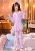 New Girls Pajamas Set Warm Thicken Winter Flannel Pijamas Infantil Children Coral Fleece Cartoon Sleepwear For Boys Pyjamas Kids356122985