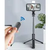 24Q02S (1045mm) Telefon Mini Fill Light Wireless Bluetooth Selfie Sticktripod