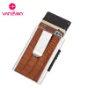 Innehavare RFID Antitheft Smart Card Holder Wallet Men Luxury Money Clip Business Metal Bank Credit ID Card Holder för unisex plånböcker