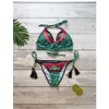 New Bikini Leopard Print Swimwear Split System Rope Beach Bikini