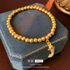 GEOMANCE ACCESSORY NEW CHINISH STYLE SAND GOLD BEADING FOR WEARTH、KOI BRACELET、CHINA-CHIC TEMPERANCT、DESING SENSE、LIGHT、HIGH-LEVEL JEWELRY、女性