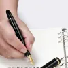 Pennor Fountain Medium Jinhao Skriver Copper Nib Gold Signature School Fine Iraurita Pen for Barrel Office / Clip