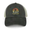 Ball Caps Steamer Lane Retro Palm Sunset - Beach Gift Cowboy Hat Hood Sun Black Hard Hard Men Women's