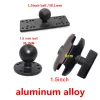 Finder Ball Mount with Device Plates Fish Finder Mount Double Socket Arm with 1.5 inch Ball Adapters for RAM Arkon iBolt and More