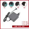 65W Power Adapter 19V 3.42A Väggladdare 4,0 x1,35 mm för Asus Tablet Charger European Notebook US EU UK Plug 5,5 x 2,5 mm 4,5x 3,0 mm