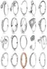Оригинальные 100 925 Серебряные серебряные ослепительные ромашки обручальные кольца для женского кольца модели модели сердца В целом прекрасный JE9337060