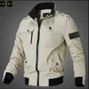 Stone Jacket Island Men's Jackets Designer Flight Letter Brodery Autumn Men's Tops Lose High Street Casual Outerwear Jacket 1