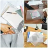 Sacs 20 PCS Portfolio dossier Dossier extensible dossier A4 Folder en plastique transparent enveloppes de fichiers extensibles dossiers