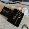 Luxury Gold-Plated Necklace Brand Designer Designs High-Quality Necklaces For Charismatic Women High-Quality Pendants Exquisite Necklace Box