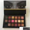 Palette de maquillage en or rose rose Cosmetics Kit de fard à paupières PEMMERERED pour les adolescents de filles 18 Couleurs de la plus haute qualité Livraison de livraison BE Dhiaz