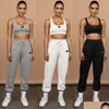 Suits de survêtement pour femmes Brand de concepteur Parada Brand de nombaring nombaring Top Top Pantalons Two-once Sports Fitness Running Suit Jogging DHWHJ