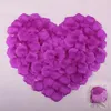 Decorative Flowers 1bag/pack Purple Artificial Rose Petals Non-woven Fake Flower Wedding Decoration Proposal Birthday Stage Layout Hand