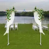 Decoração de festa arco de casamento de metal de ferro cenário de pano de fundo decoração de aniversário prateado moldura de jardim de plantas de flores de jardim rack