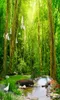 Настройте 3D -шторы лесной ландшафт PO Занавес для украшений гостиной для дома Blackout Surtains2203546