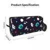 Cosmetic Bags Travel Space Universe Toiletry Bag Portable Galaxy Rocket Planet Makeup Organizer For Storage Dopp Kit Box