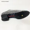 Dance Shoes 2024 Rhinestones Men's Latin 4cm 2cm Customized Split Flexible Outsole Ballroom Salsa For Men