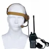 Accessories Tactical Headset II with Microphone for Military CS Shooting Hunting Games Walkie Talkie