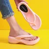 JMPRS Tjock Sole Wedges Flip Flops For Women 2024 Summer Clip Toe Platform Sandaler Kvinna Non Slip Beach tofflor Utomhusglas 240417