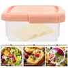 Storage Bottles Cheese Slice Organizer Covered Case Kitchen Fruits Box Fresh Keeping