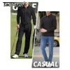 TACVASEN Quick Dry Golf Polo Shirts Mens Breathable Long Sleeve T-shirts Sports Tees Casual Work T-shirt Pullover Tops Man 240419