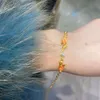 Design degli accessori geomanzia Bracciale a doppio koi con braccialetto regolabile, accessori per pesci rossi di sabbia, stile femminile alla moda e versatile