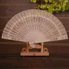 En bois vintage chinois out style creux pliable pliable ventilateur d'été fans de poche de mariage cadeau de mariée décoration de maison de la maison th0360 cap