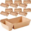 Disposable Dinnerware 50Pcs Convenient Snack Paper Boxes Multifunctional Container Bag For Shop