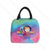 Adley Unicorn Thermal Insulated Lunch Box Rainbow Tote Cooler Handbag Bento Pouch Diner Container School Food Storageバッグ用バッグA