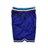 Basketball Shorts UTAH Four Pocket Zipper Sewing Embroidery HighQuality Outdoor Sport Beach Pants Purple Elastic 240416