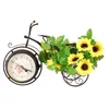 Flores decorativas plástico Artificial Sunflower Flower Home Decoration