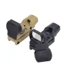 Red Green Dot Gun Sight Scope Reflex Sight, 4 Adjustable Reticles Holographic Optic with 20mm Rail Mount