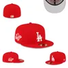 2024 Chaps ajustés Snapbacks Chapeau Baskball Caps toute équipe pour hommes Femmes Casquette Chapeau de sport la Cap flexible avec tag de taille 7-8 L6