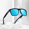 Mody faceci okulary przeciwsłoneczne spolaryzowane okulary przeciwsłoneczne mężczyzn klasyczny projekt lustro kwadratowy panie glasse 240417