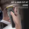 Gwekliss USB wiederaufladbare drahtlose Haarschneider für Männer kordless Clippers für Haare Schneiden professionelle Friseur Clippers 240408