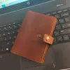 Держатели кожаная паспортная обложка Men Vintage Business Travel Wallet Подлинные кожа