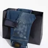 Jeans pour hommes Designer Coton d'hiver Pantalon en denim nouveau produit Jeans hommes droits en peluche épaissie jeans bleu DD76253
