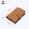 Portefeuilles Dienqi Rfid Men Portefeuilles Classic Card Solder Waling Male Purse Money Portefeuille zipper Big Brand Luxury Black Leather Wallet for Men