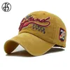 FS Capinho do rosto de inverno para homens Mulheres Chapéus de beisebol de golfe Snapback algodão amarelo azul osso bordado Caps de pai Gorro HOMBRE11117448