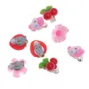 Rücken Ohrringe 4 Paar Jewlery Cartoon Ohr Clip Girls Perforation Tropfen Kleinkind