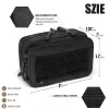 Packs 1000d Tactical Molle Pouch Doublelayer Utility Edc Storage Bag Pack Combat Hunting Utility Gear Bag Hunting Tool Waist Pack