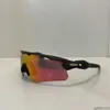 Fietsen zonnebril UV400 gepolariseerde zwarte lens brillen Sportsritglazen MTB Bicycle Bil