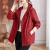 Jackets de mujeres otoño 2024 Cause Cause Causal Cause Cause Caída Capeta Famtae All-Match Chaqueta Damas de béisbol Uniforme de béisbol