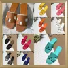 top quality designer slipper womens slides flat sliders summer sandals ladies classic brand casual woman outside slippers beach real leather with box
