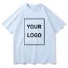 Men Woman Custom Printing Tshirt Casual Women Diy Your Like Po or Short Sleeve 90S T-Shirt Tops 240408