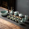 Tea Trays Bone China Kungfu Set Porcelain Chinese Matcha Luxury Bubble Pet CeremonyTetera De Ceramica Jingdezhen