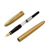 Stylos 1pcs picasso 606 mode Pimio Pimio Elegant Fountain Pen Gold F Nib Classic Writing Ink Pen et Boîte-cadeau originale pour le bureau