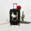 Accessori copertura per bagagli personalizzato Coperchio di valigia iniziale Coperchio elastico per bagagli per la valigia da 18''32 'Coperchio di polvere di accessori per valigie per valigie