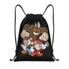 Sacs à provisions Cartoon Cartoon Cuphead Mugman TrawShip pour entraîner des sacs à dos de yoga femmes hommes Sports Sports Sackpack